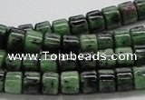 CRZ08 15.5 inches 8*6mm column ruby zoisite gemstone beads Wholesale