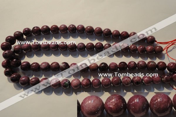 CRZ404 15.5 inches 12mm round natural ruby gemstone beads