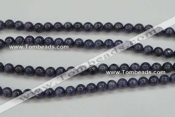 CRZ823 15.5 inches 8mm round natural sapphire gemstone beads