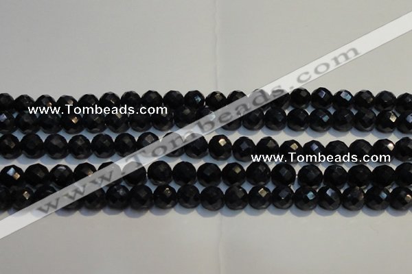 CRZ969 15.5 inches 6mm – 6.5mm faceted round AA grade sapphire beads