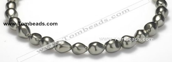 CSB02 16 inches 12*16mm nugget shell pearl beads Wholesale