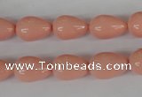 CSB106 15.5 inches 10*14mm teardrop shell pearl beads wholesale