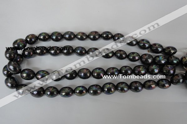 CSB124 15.5 inches 12*15mm rice shell pearl beads wholesale