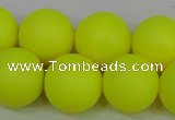 CSB1318 15.5 inches 10mm matte round shell pearl beads wholesale