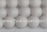 CSB1354 15.5 inches 12mm matte round shell pearl beads wholesale