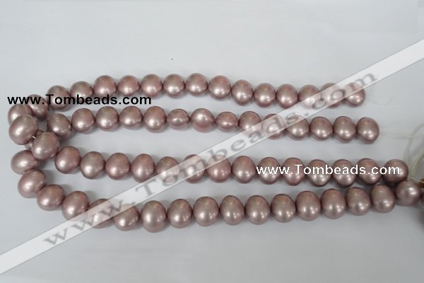 CSB138 15.5 inches 12*15mm – 13*16mm oval shell pearl beads
