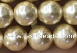 CSB2187 15.5 inches 6mm ball shell pearl beads wholesale