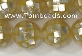 CSB4012 15.5 inches 10mm ball abalone shell beads wholesale