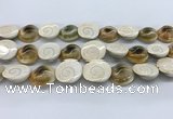 CSB4501 15.5 inches 22*25mm freeform shell beads wholesale