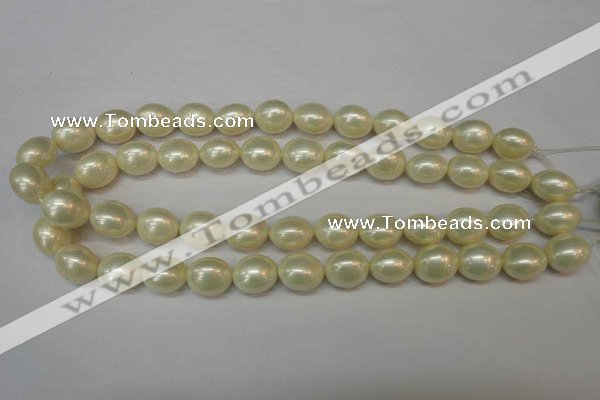 CSB880 15.5 inches 13*15mm nuggets shell pearl beads wholesale