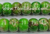 CSE56 15.5 inches 12*16mm rondelle dyed natural sea sediment jasper beads