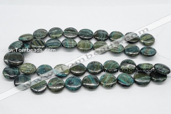 CSG17 15.5 inches 20mm flat round long spar gemstone beads wholesale