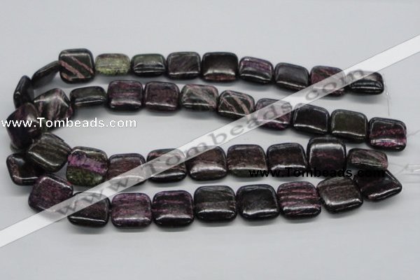 CSG60 15.5 inches 20*20mm square long spar gemstone beads wholesale