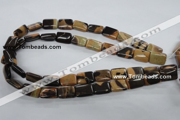 CSN05 15.5 inches 13*18mm rectangle new snake skin jasper beads