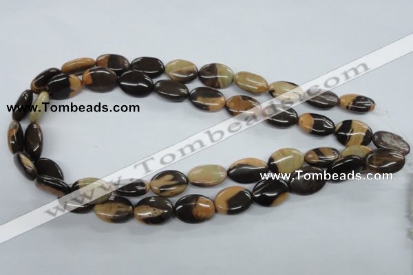 CSN06 15.5 inches 13*18mm oval new snake skin jasper beads