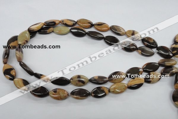 CSN09 15.5 inches 12*20mm marquise new snake skin jasper beads