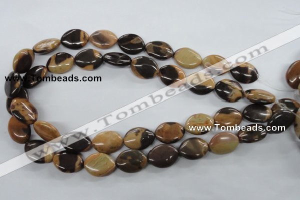CSN10 15.5 inches 15*20mm marquise new snake skin jasper beads