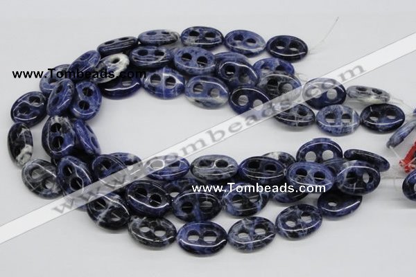 CSO49 15.5 inches 18*25mm oval sodalite gemstone beads wholesale