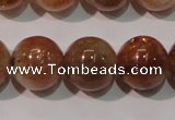 CSS555 15.5 inches 10mm round natural golden sunstone beads