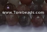CSS644 15.5 inches 12mm faceted round sunstone gemstone beads wholesale