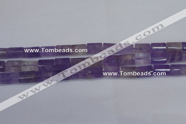 CTB204 15.5 inches 10*15mm faceted tube natural ametrine beads