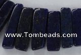 CTD1586 Top drilled 8*20mm - 10*45mm sticks lapis lazuli beads