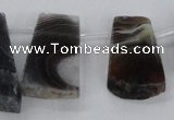 CTD1669 Top drilled 12*20mm - 25*45mm freeform agate gemstone beads