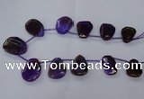 CTD2566 15.5 inches 18*25mm - 30*40mm freeform agate beads