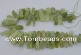 CTD3519 Top drilled 10*20mm - 12*40mm sticks New jade beads