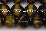 CTE1212 15.5 inches 10mm round AB grade yellow tiger eye beads