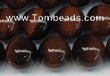 CTE1262 15.5 inches 10mm round AB grade red tiger eye beads