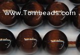 CTE1272 15.5 inches 14mm round AB+ grade red tiger eye beads