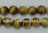 CTE129 15.5 inches 10mm round yellow tiger eye gemstone beads