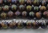 CTE1500 15.5 inches 4mm round AB-color yellow tiger eye beads