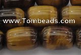 CTE1598 15.5 inches 15*20mm drum yellow tiger eye beads