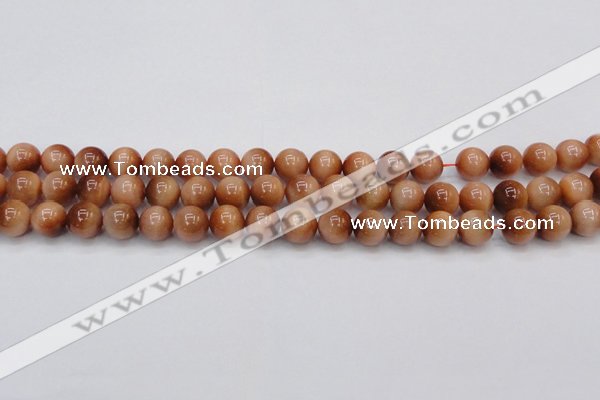 CTE1650 15.5 inches 4mm round sun orange tiger eye beads