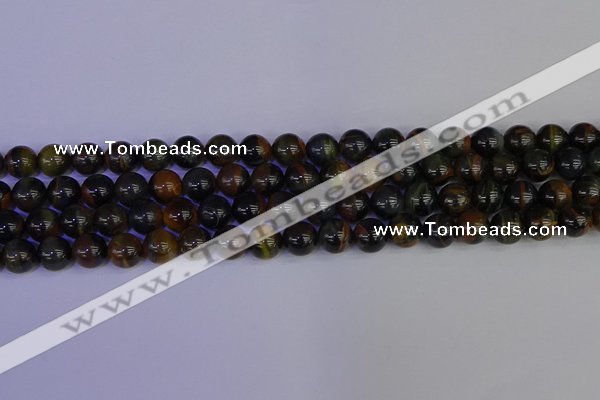 CTE1803 15.5 inches 10mm round blue iron tiger beads wholesale