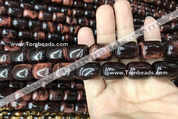 CTE2069 15.5 inches 15*20mm drum red tiger eye gemstone beads