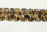 CTE2131 15.5 inches 13*18mm oval yellow tiger eye beads
