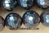 CTE2276 15 inches 8mm faceted round AB-color red tiger eye beads