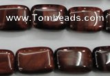CTE56 15.5 inches 13*18mm rectangle red tiger eye gemstone beads