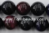 CTE597 15.5 inches 18mm round colorful tiger eye beads wholesale