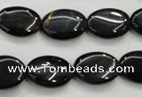 CTE75 15.5 inches 13*18mm oval blue tiger eye gemstone beads