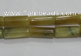CTE910 15.5 inches 6*16mm tube golden tiger eye beads wholesale