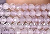 CTG1023 15.5 inches 2mm faceted round tiny lavender amethyst beads