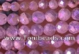 CTG1507 15.5 inches 3mm faceted round AB-color labradorite beads