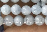 CTG1592 15.5 inches 4mm round aquamarine gemstone beads wholesale