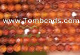 CTG2100 15 inches 2mm faceted round tiny quartz glass beads