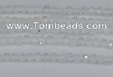 CTG603 15.5 inches 2mm faceted round white moonstone beads