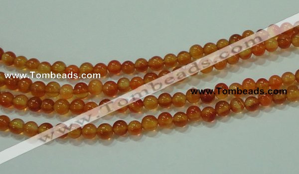 CTG78 15.5 inches 3mm round tiny red agate beads wholesale